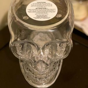 Bath and Body Works Skeleton Head Candle Holder